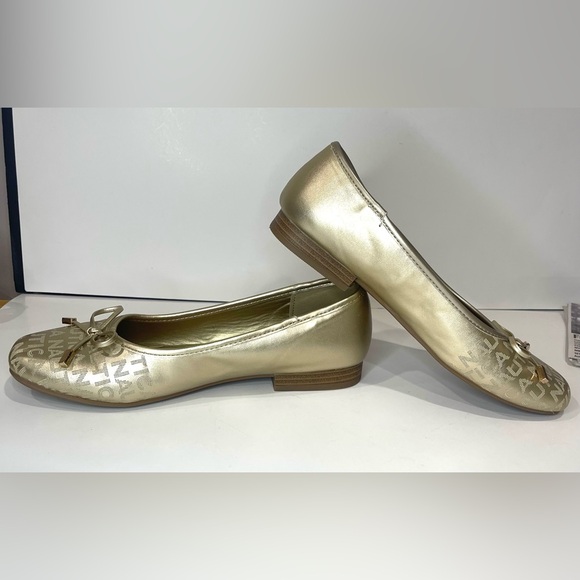 Women's Gold Nautica Ballet Flat Shoes   8 1/2. Grayford - Picture 7 of 12